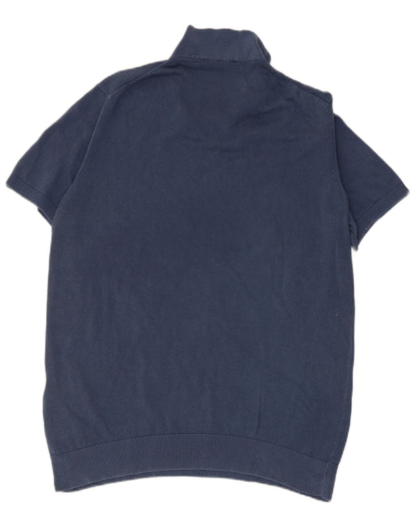 Ανδρικό μπλουζάκι πόλο LIU JO XL Navy Blue Cotton
