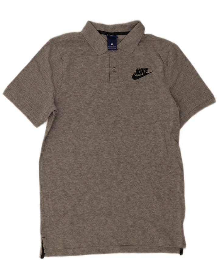 Ανδρικό μπλουζάκι πόλο Nike, βαμβακερό σε γκρι κουκκίδες