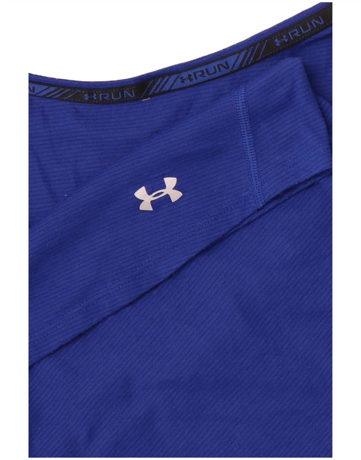 Γυναικείο T-Shirt UNDER Armour Top UK 12 Medium Blue