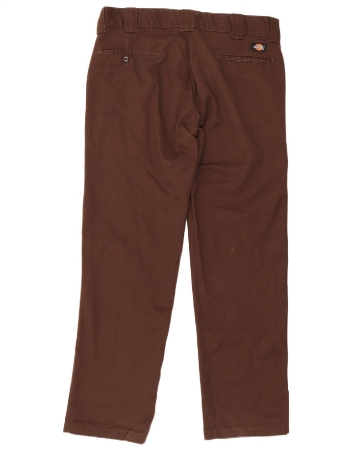 Ανδρικό ίσιο παντελόνι Chino Dickies W34 L32 Καφέ Πολυεστέρας