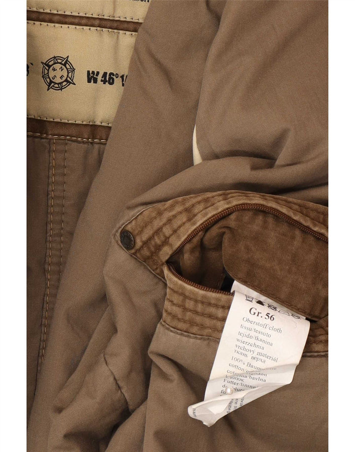 Camel Active Ανδρικό Military Jacket IT 56 3XL Καφέ Βαμβακερό