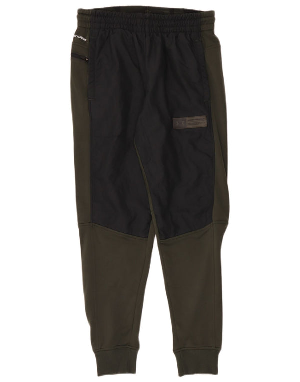 Under Armour Mens Tracksuit Trousers Joggers Medium  Khaki Colourblock