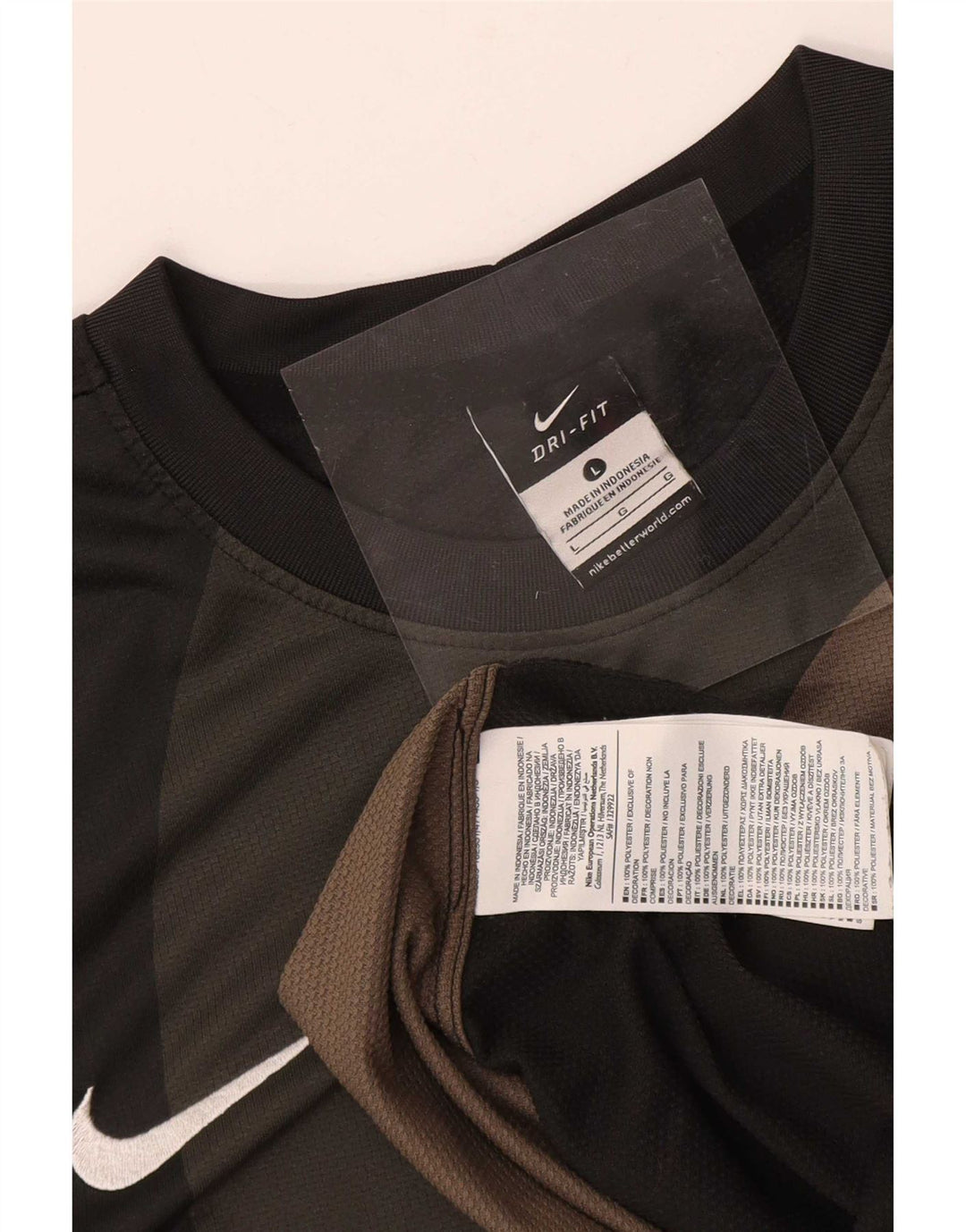 Γραφικό τοπ Nike Ανδρικό Dri Fit Μακρύ Μαύρο Πολυεστέρας