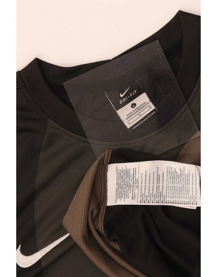 Γραφικό τοπ Nike Ανδρικό Dri Fit Μακρύ Μαύρο Πολυεστέρας