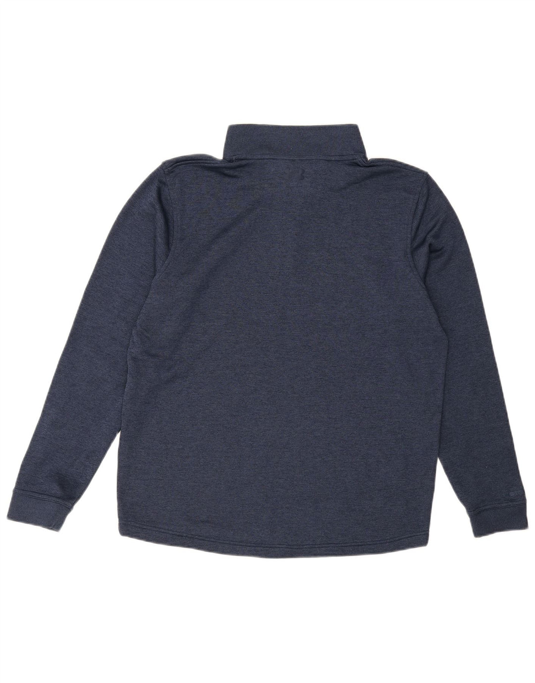 UNDER ARMOUR Mens Cold Gear Zip Neck Sweatshirt Jumper Large Navy Blue