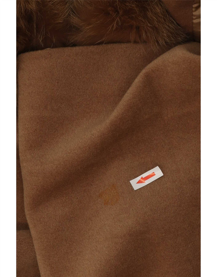 Γυναικείο παλτό Cinzia Rocca Oversized UK 18 XL Καφέ Μαλλί