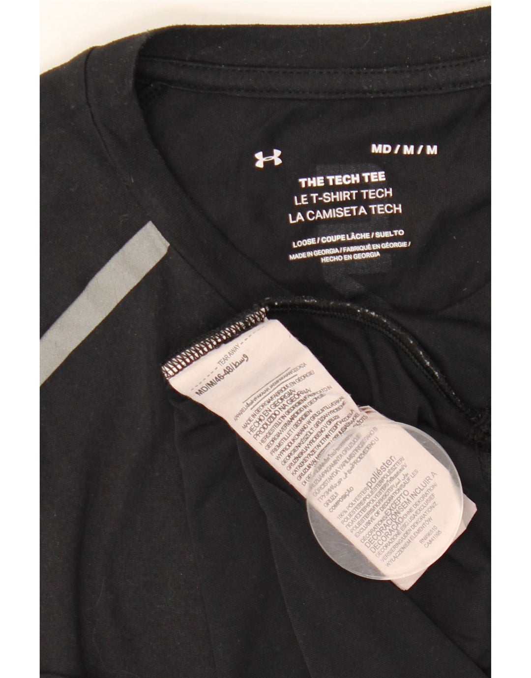 Ανδρικό γραφικό μπλουζάκι Under Armour Top Medium Μαύρο Πολυεστέρας