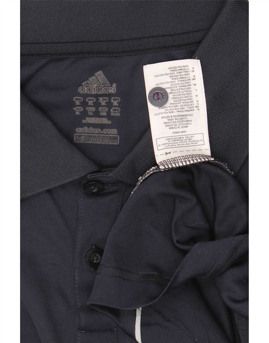 Ανδρικό πουκάμισο Adidas Climacool Polo XL Navy Blue Colorblock Polyester