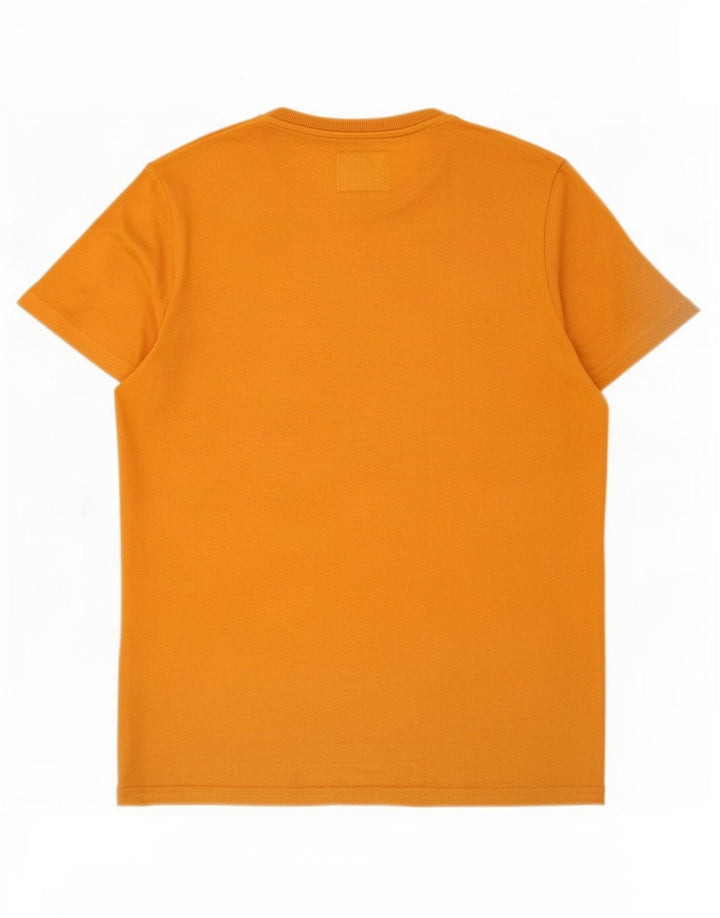 Ανδρικό γραφικό μπλουζάκι Superdry Top μεγάλο πορτοκαλί βαμβακερό