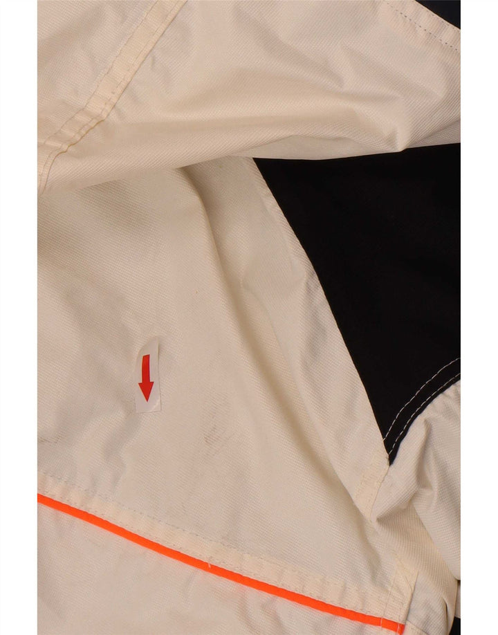 Pyramid ανδρικό μπουφάν σκι με κουκούλα UK 36 Small White Colourblock Nylon