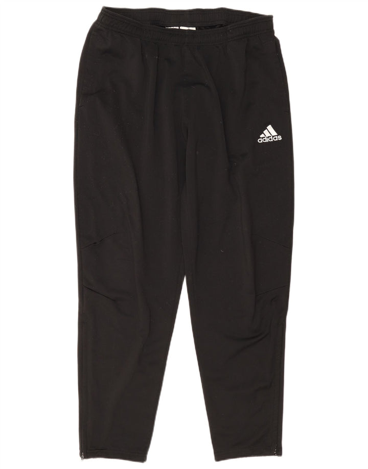 Ανδρική αθλητική φόρμα Adidas Παντελόνι μεγάλο μαύρο πολυεστέρα