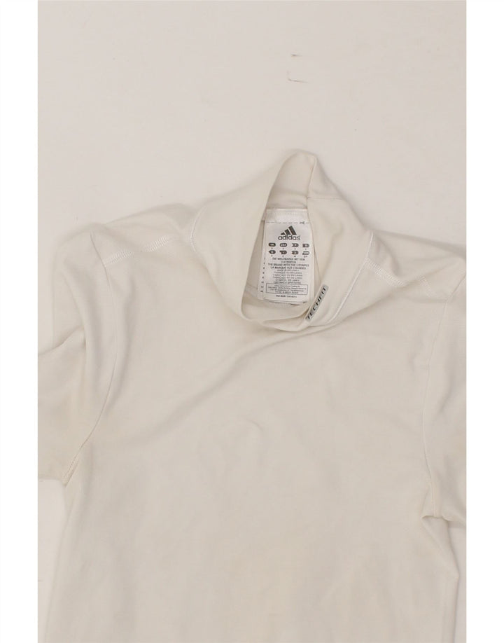 ADIDAS Womens Climacool Pullover Tracksuit Top UK 10 Small White Polyester Vintage Adidas and Second-Hand Adidas from Messina Hembry 