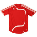 Ανδρικό T-Shirt Adidas Top Large Red Colourblock Πολυεστέρας