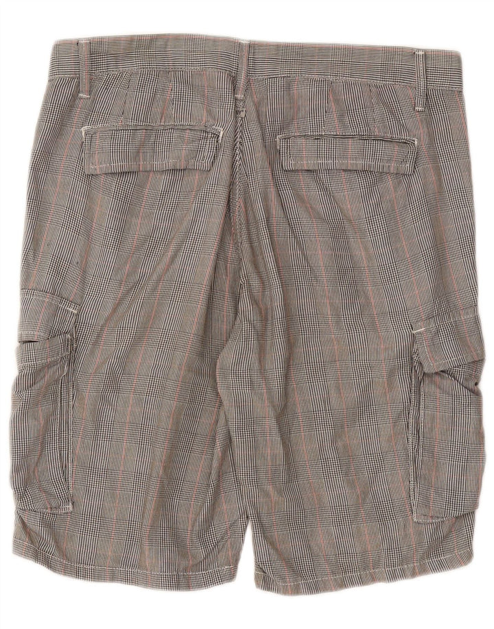 Ανδρικό σορτς Cargo Jaggy W33 Βαμβακερό μεσαίο γκρι Houndstooth