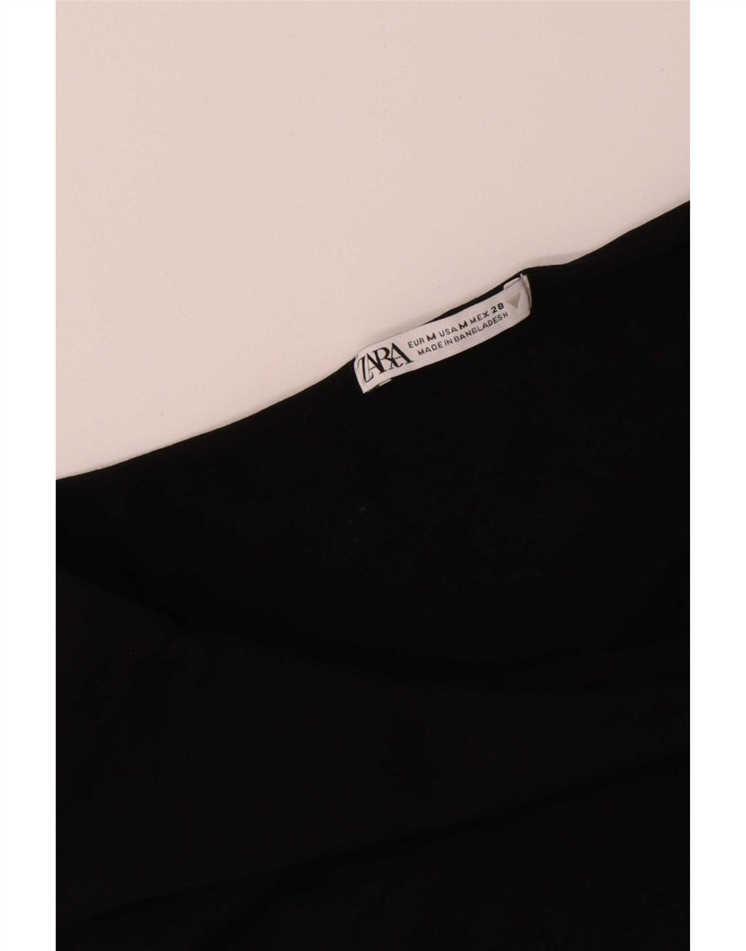 Zara Womens One Shoulder Bodysuit UK 12 Medium Black Cotton