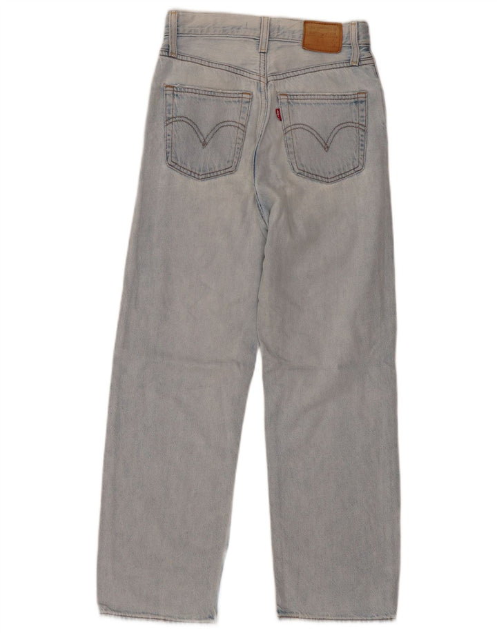 Γυναικείο Levi's Ribcage Straight Jeans W24 L26 Μπλε Βαμβακερό