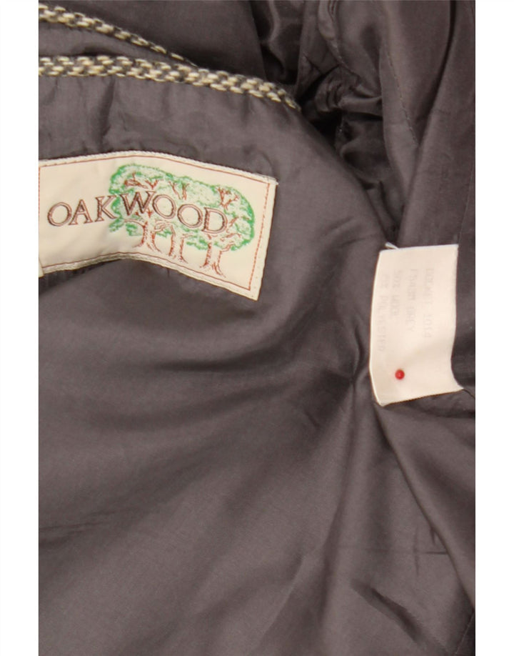 Oakwood Ανδρικό σακάκι σακάκι με 3 κουμπιά UK 40 Large Grey Wool