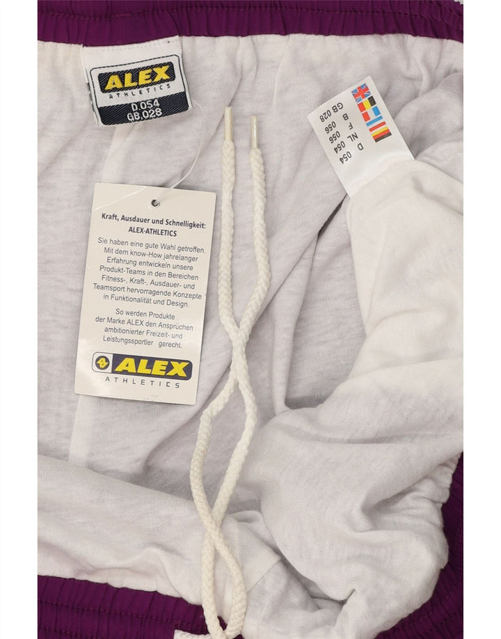 ALEX Mens Tracksuit Trousers 3XL Purple Polyamide Vintage ALEX and Second-Hand ALEX from Messina Hembry 
