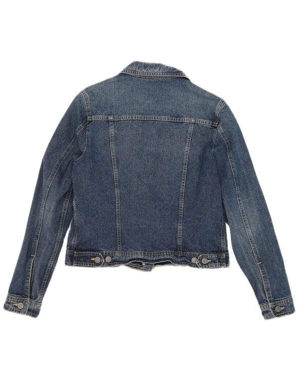 Νέο γυναικείο τζιν μπουφάν Penny Crop UK 12 Medium Blue Cotton