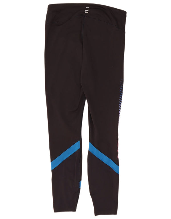 Under Armour Γυναικεία γραφικά κολάν UK 14 Large Black Colourblock