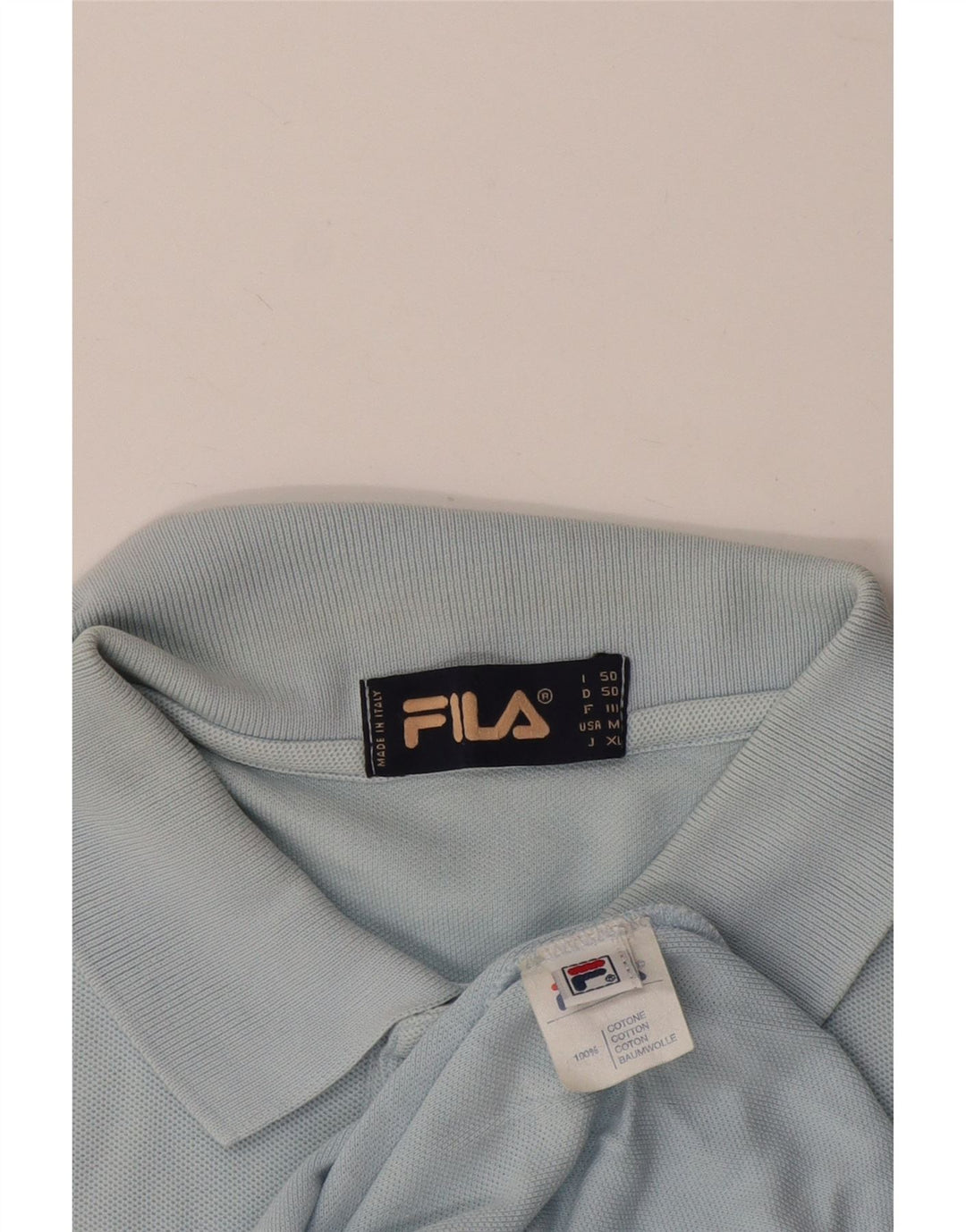 Ανδρικό μπλουζάκι πόλο FILA IT 50 Μεσαίο Μπλε Βαμβακερό