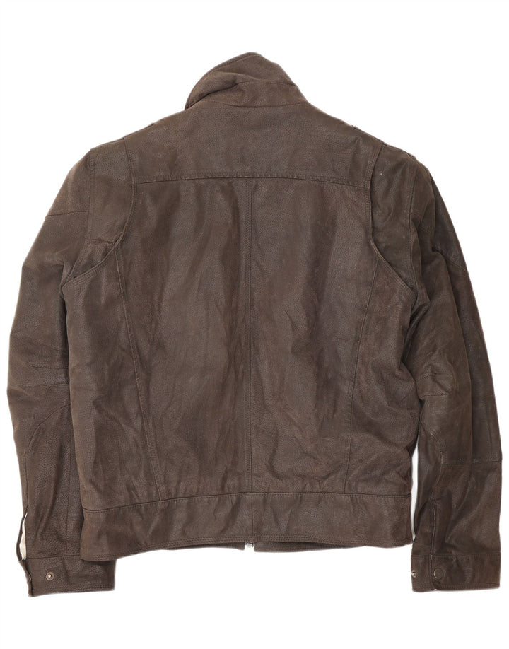 Conbipel Ανδρικό Sherpa Δερμάτινο Μπουφάν IT 50 Large Brown Δερμάτινο