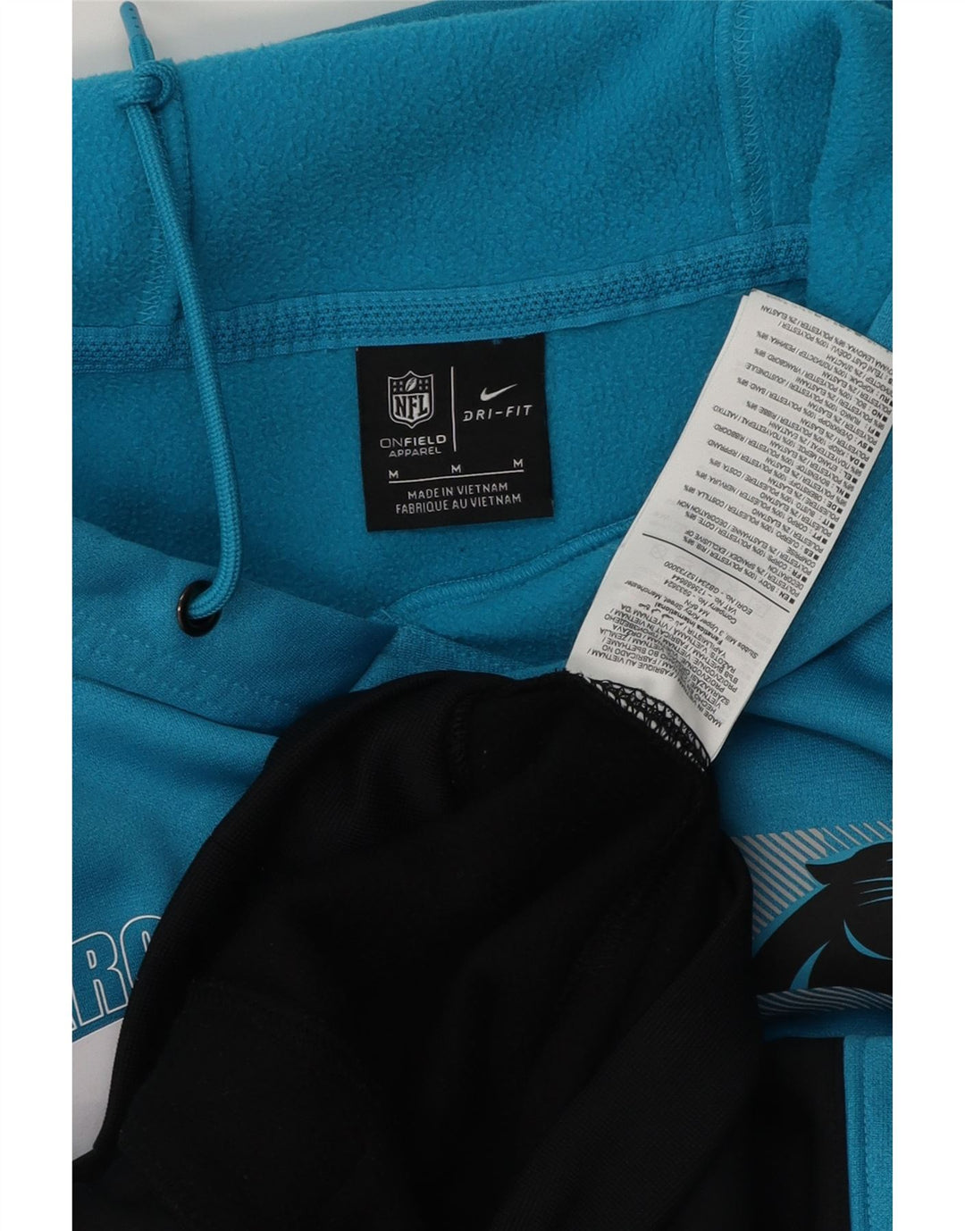 NFL TEAM APPAREL Ανδρικά Carolina Panthers Hoodie Jumper Medium Blue