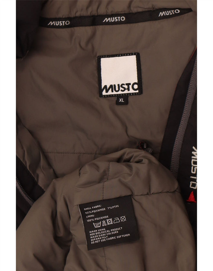 Musto Mens Padded Gilet UK 42 XL Μαύρο Πολυαμίδιο
