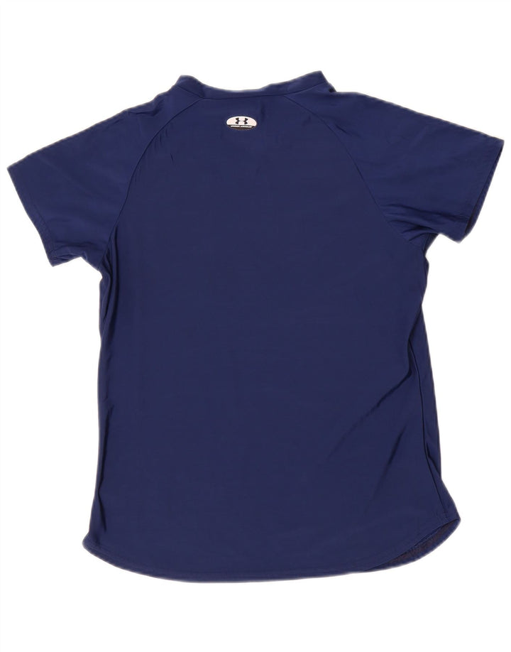 Under Armour Γυναικείο T-Shirt Top Small Navy Blue Polyester