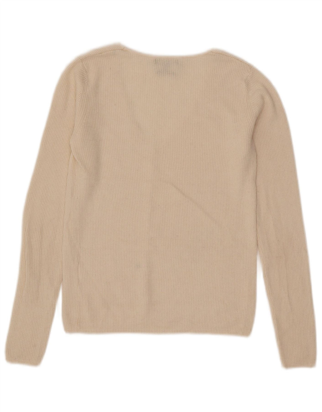 Massimo Dutti Γυναικείο πουλόβερ Crop Cardigan UK 8 Small Off White