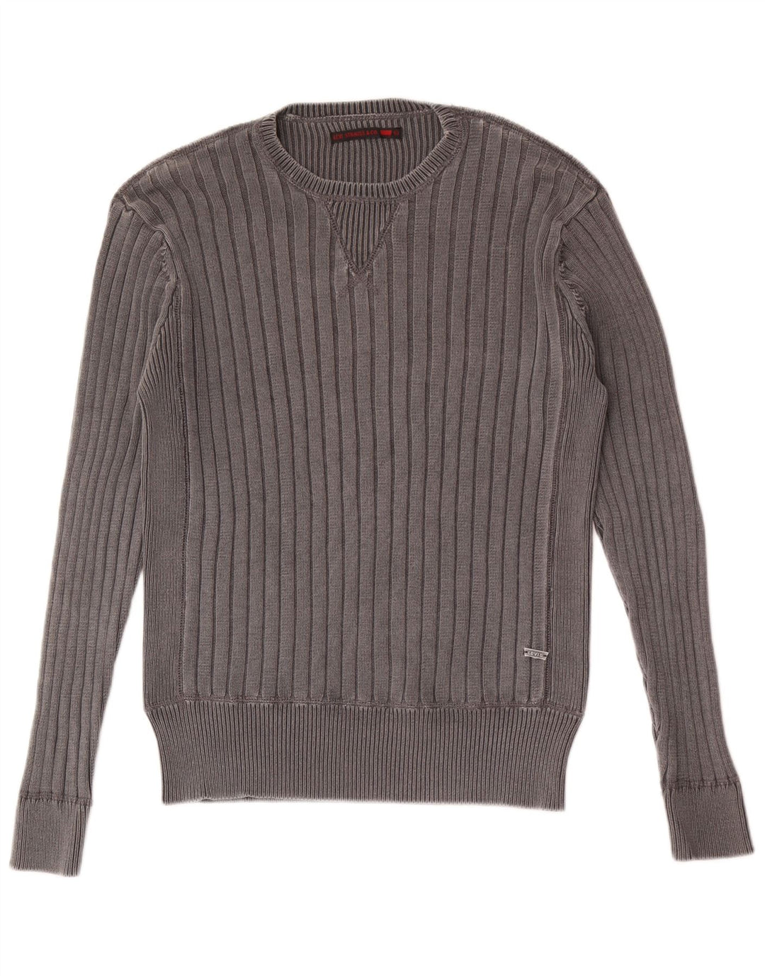 Ανδρικό πουλόβερ Levi's Crew Neck Jumper μεγάλο γκρι βαμβακερό