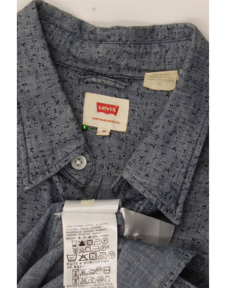 Ανδρικό πουκάμισο Levi's από βαμβακερό μεσαίο μπλε φλιτζάνι