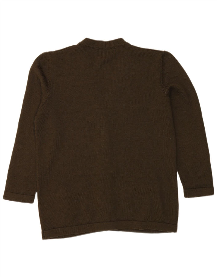 Γυναικεία ζακέτα LUISA SPAGNOLI UK 18 XL μαλλί χακί