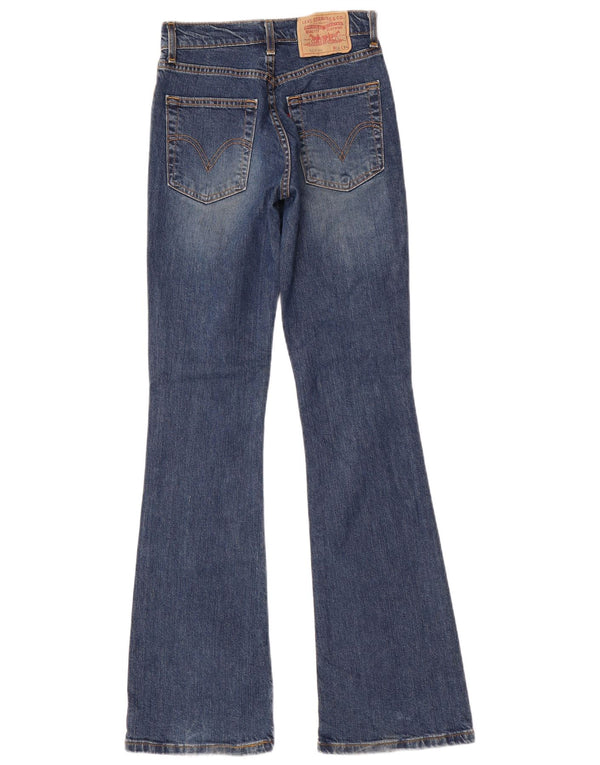 LEVI'S Womens 525 Bootcut Jeans W26 L34 Μπλε βαμβακερό