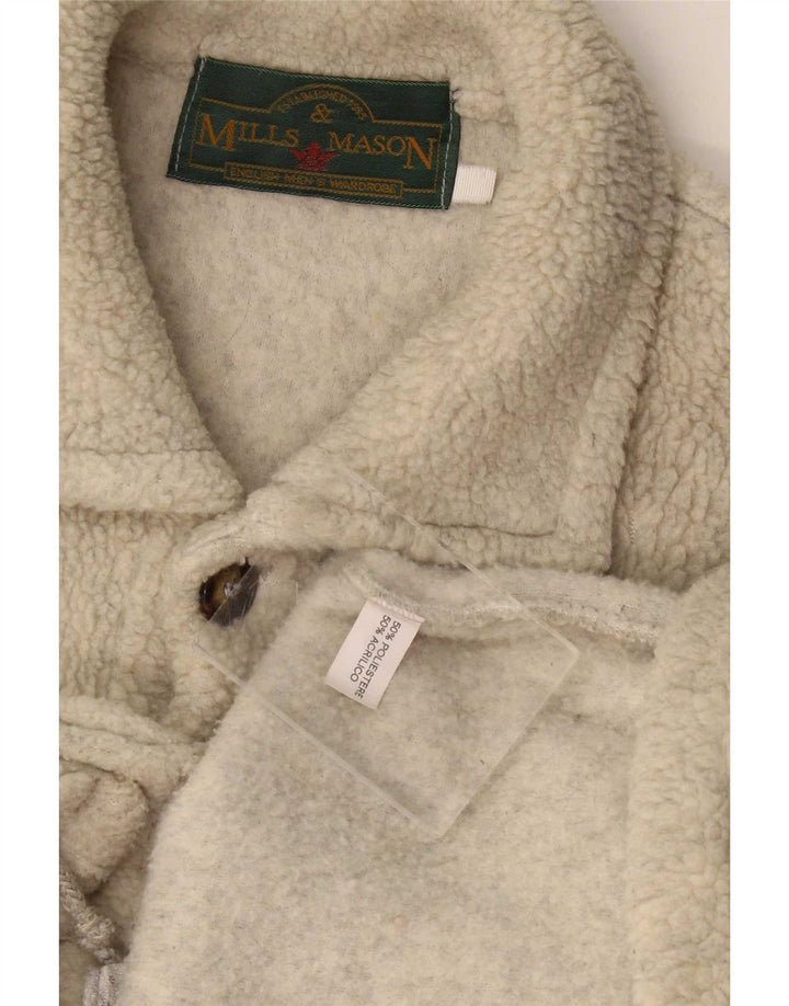 Vintage Ανδρικό Fleece Jacket UK 42 XL Grey Colourblock Polyester