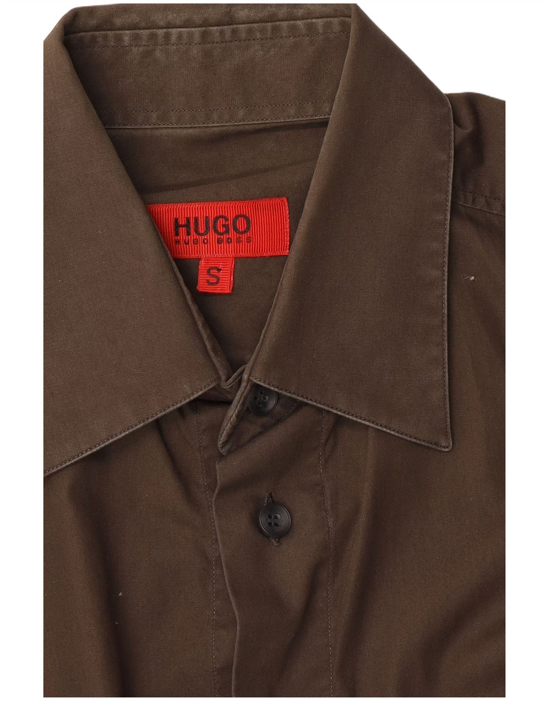 Ανδρικό πουκάμισο HUGO BOSS Μικρό καφέ
