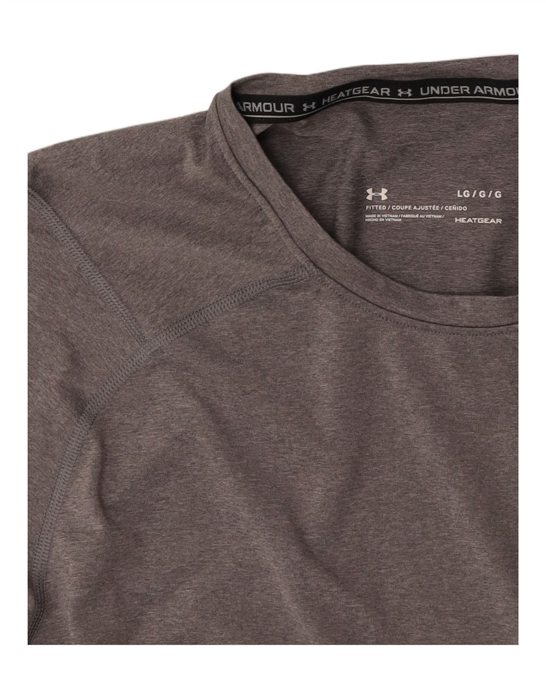 Ανδρικό μπλουζάκι UNDER Armor Heat Gear Top Large Grey