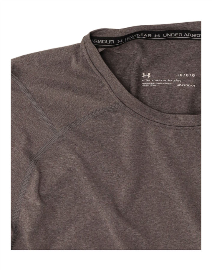 Ανδρικό μπλουζάκι UNDER Armor Heat Gear Top Large Grey