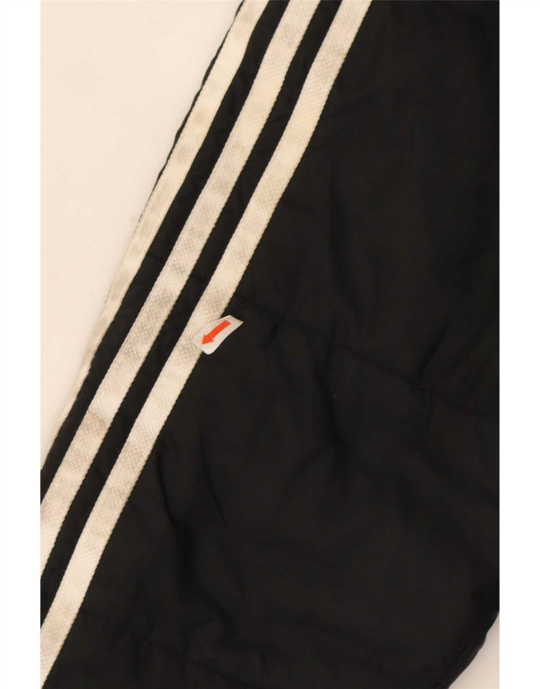 Μπουφάν Adidas Boys με κουκούλα με επένδυση 13-14 ετών μαύρο πολυεστέρα