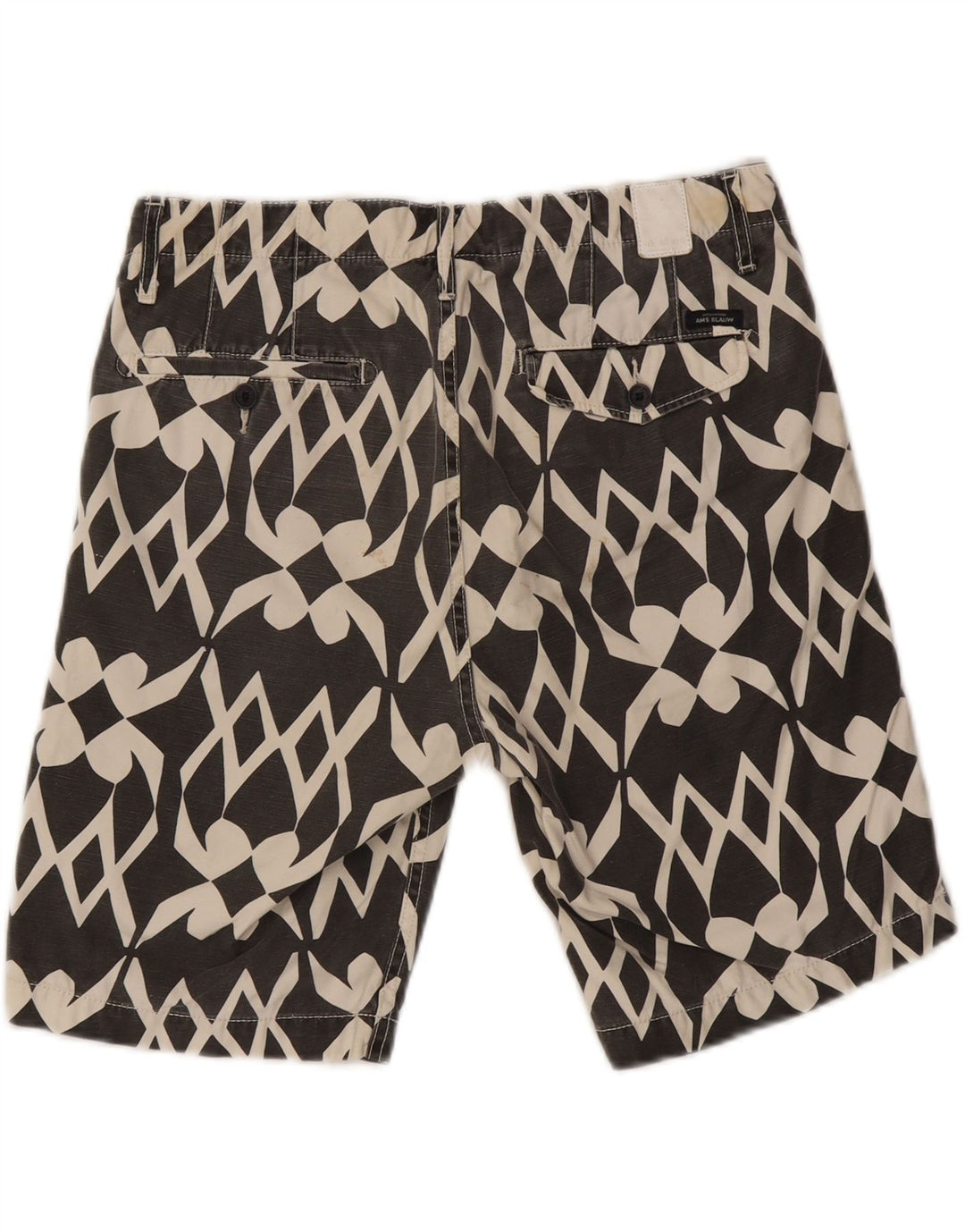Ανδρικό σορτς Chino Scotch & Soda W30 Γκρι μεσαίο γεωμετρικό βαμβάκι