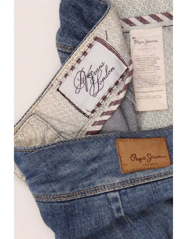 PEPE Jeans Γυναικεία Τζιν Μίνι Φούστα Μεγάλη W32 Μπλε Βαμβακερή