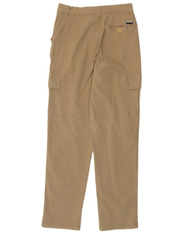 Superga Ανδρικό ίσιο παντελόνι Cargo IT 48 Medium W30 L33 Beige βαμβακερό