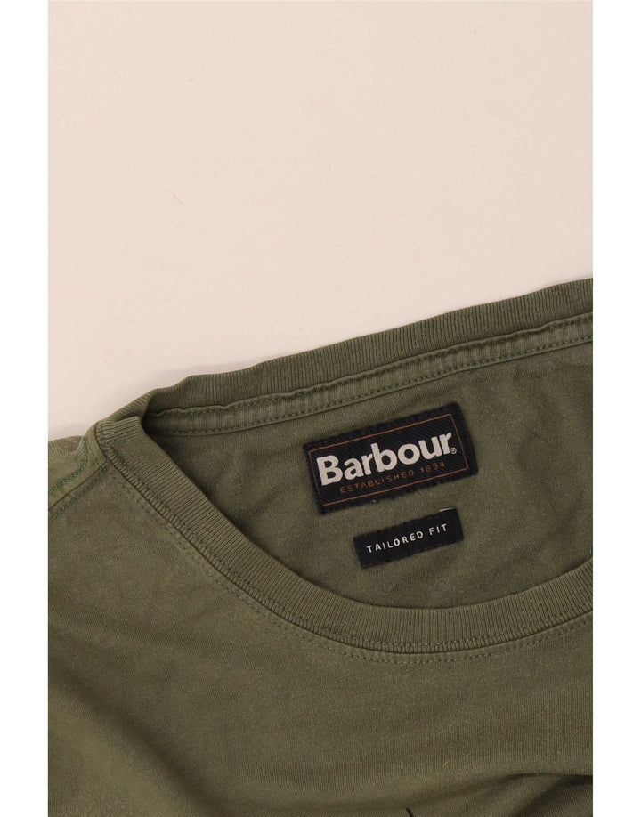 Μπλουζάκι Barbour Mens Tailored Fit Graphic Top Medium Khaki