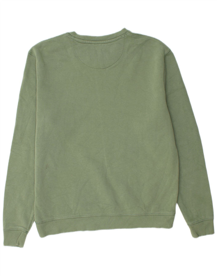 Ανδρικό φούτερ Jack Wills Jumper Μεσαίο πράσινο βαμβακερό