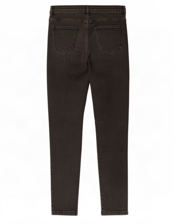 Marks & Spencer Γυναικεία Skinny Jeans UK 14 Medium W30 L26 Black Cotton