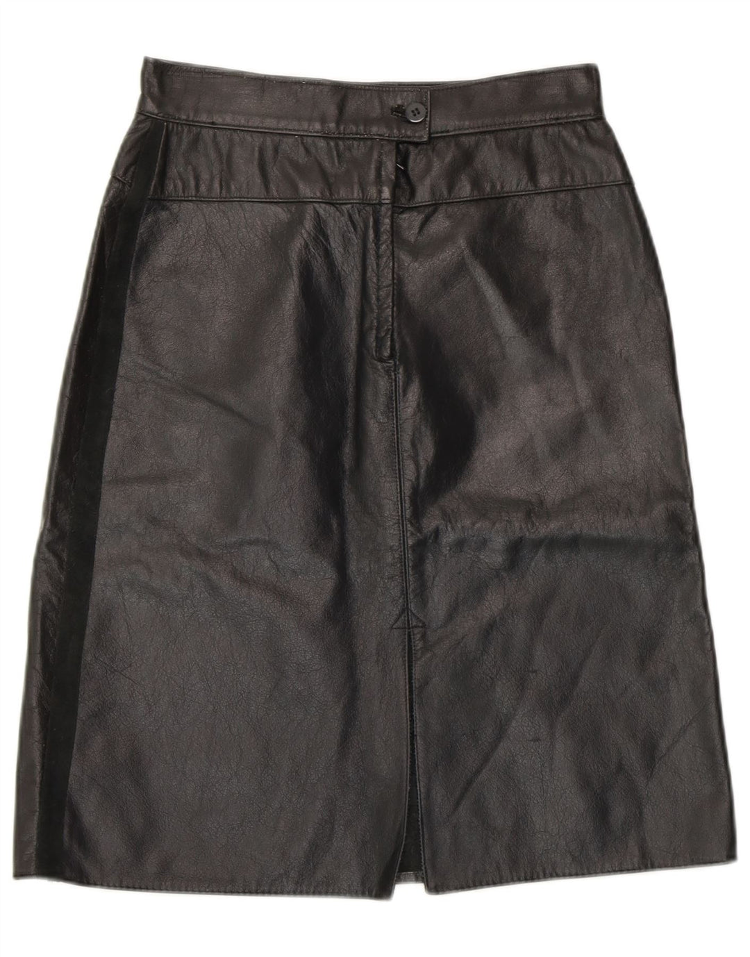 Γυναικεία Δερμάτινη Φούστα VNTAGE W26 Μικρή Μαύρη