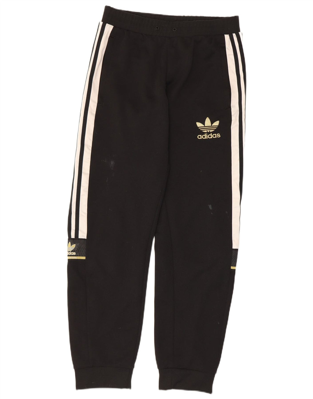 Ανδρική φόρμα ADIDAS Παντελόνι Joggers Μικρό Μαύρο Πολυεστέρα