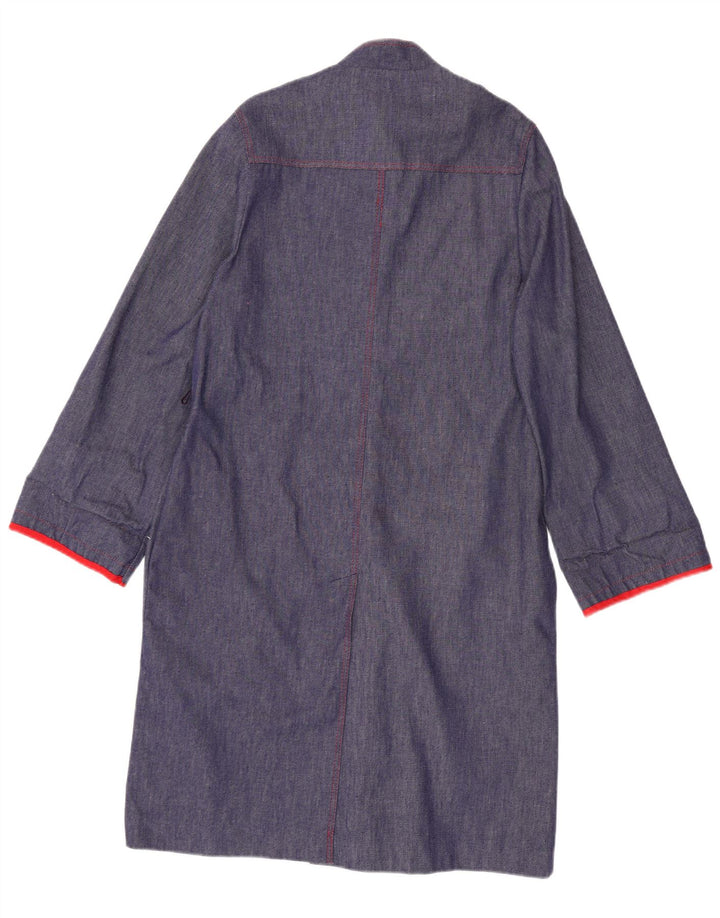 Vintage Γυναικείο Παλτό EU 36 Small Navy Blue Cotton