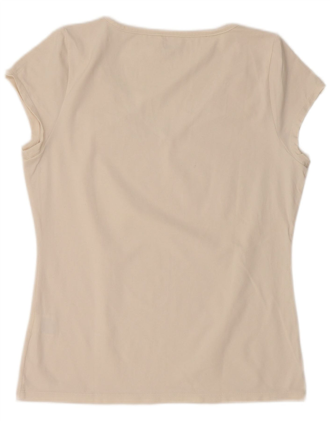 FILA Γυναικείο T-Shirt Top UK 16 Large Off White Nylon