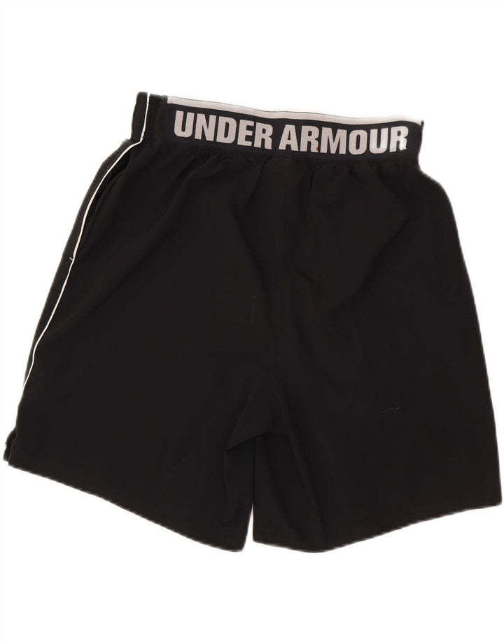 Ανδρικό γραφικό αθλητικό σορτς UNDER Armour, Μεσαίο μαύρο πολυεστέρα